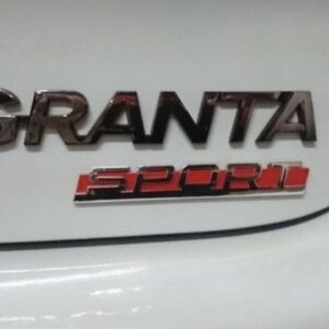 Эмблема 2190 "SPORT" на багажник (хром на красном фоне)
